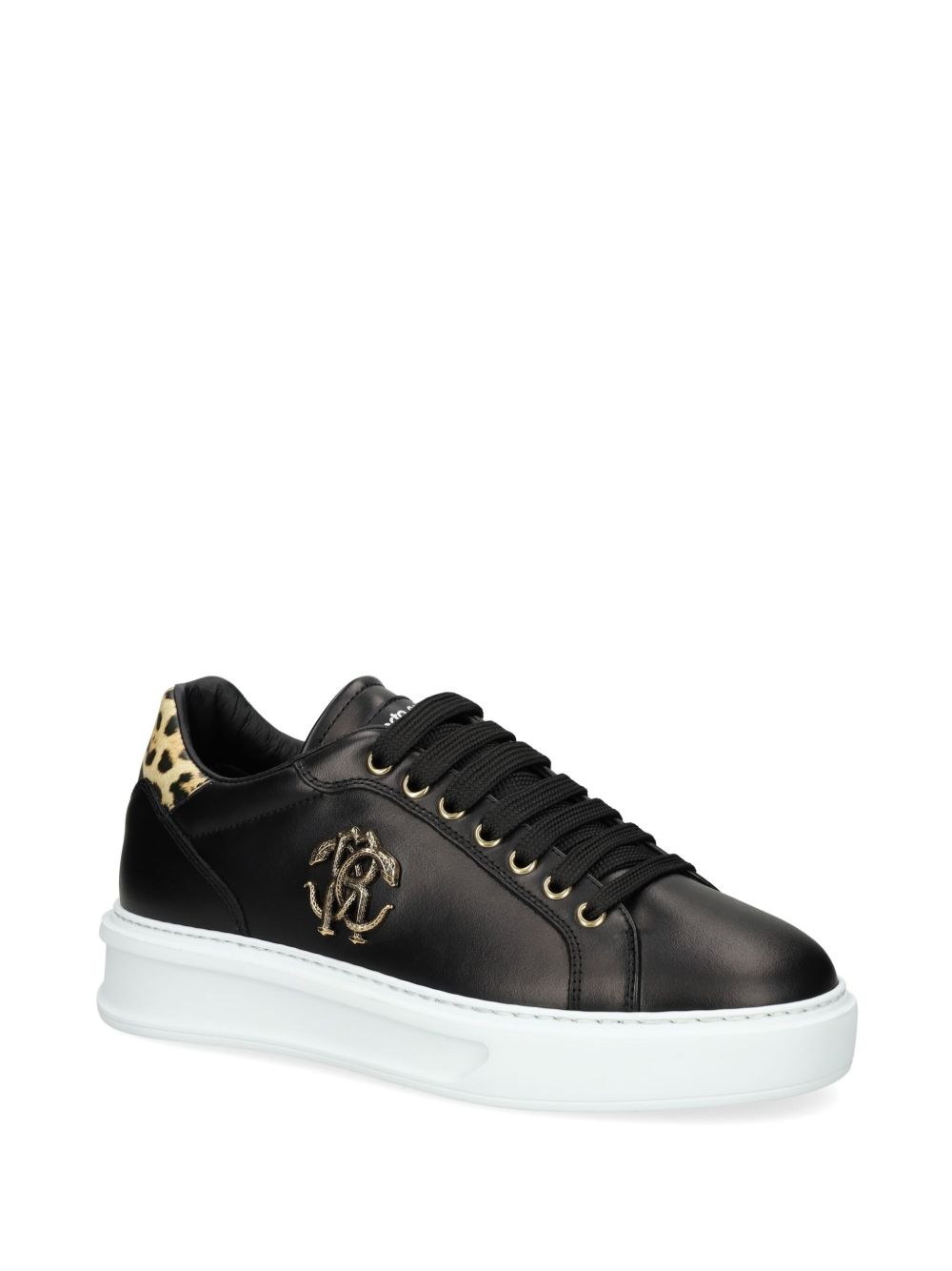 logo-plaque sneakers - 2