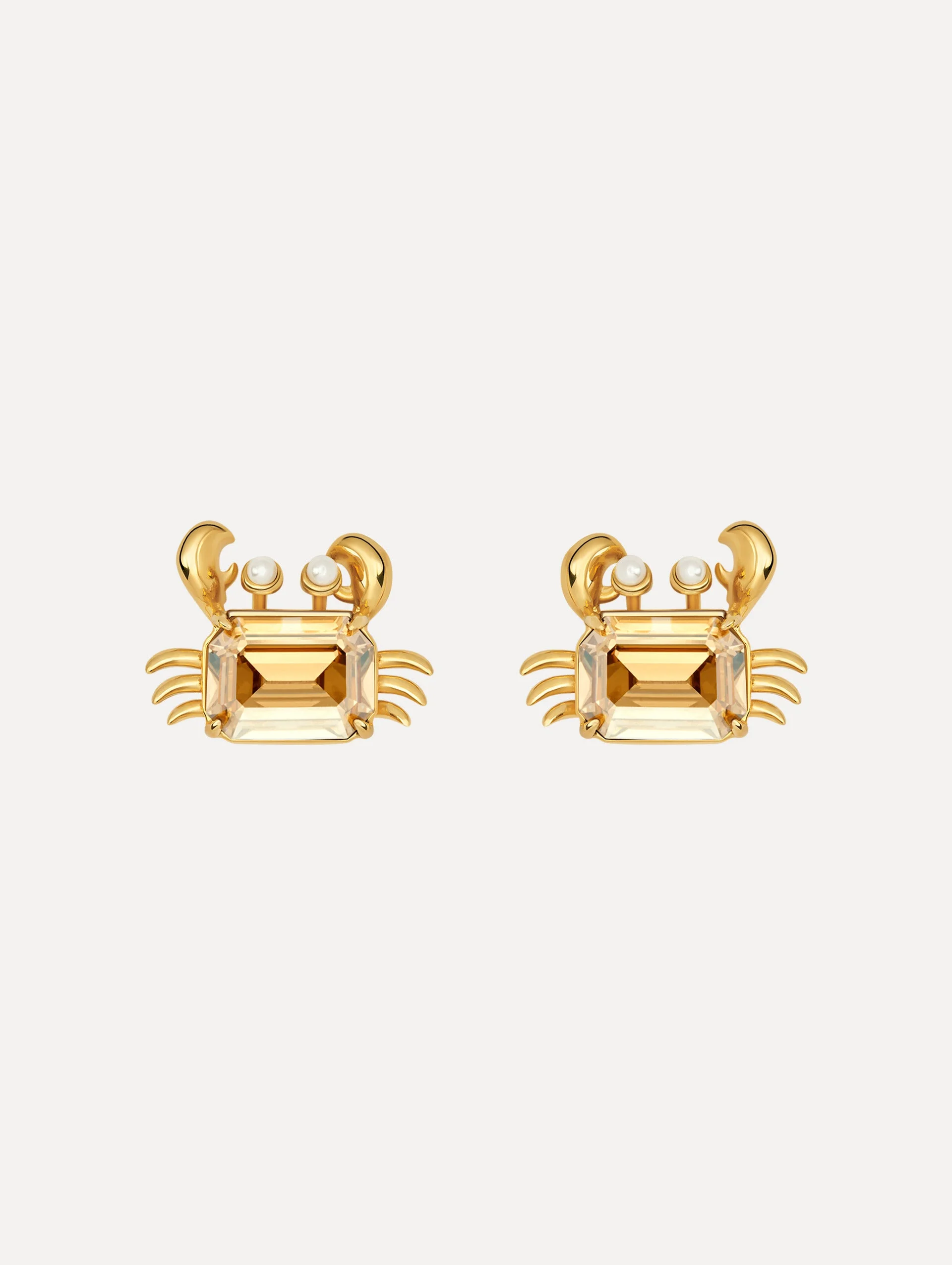 CRYSTAL CRAB EARRINGS - 1