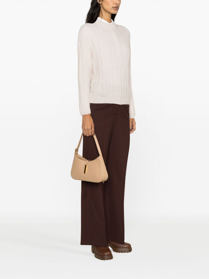 cable-knit wool-blend jumper 4