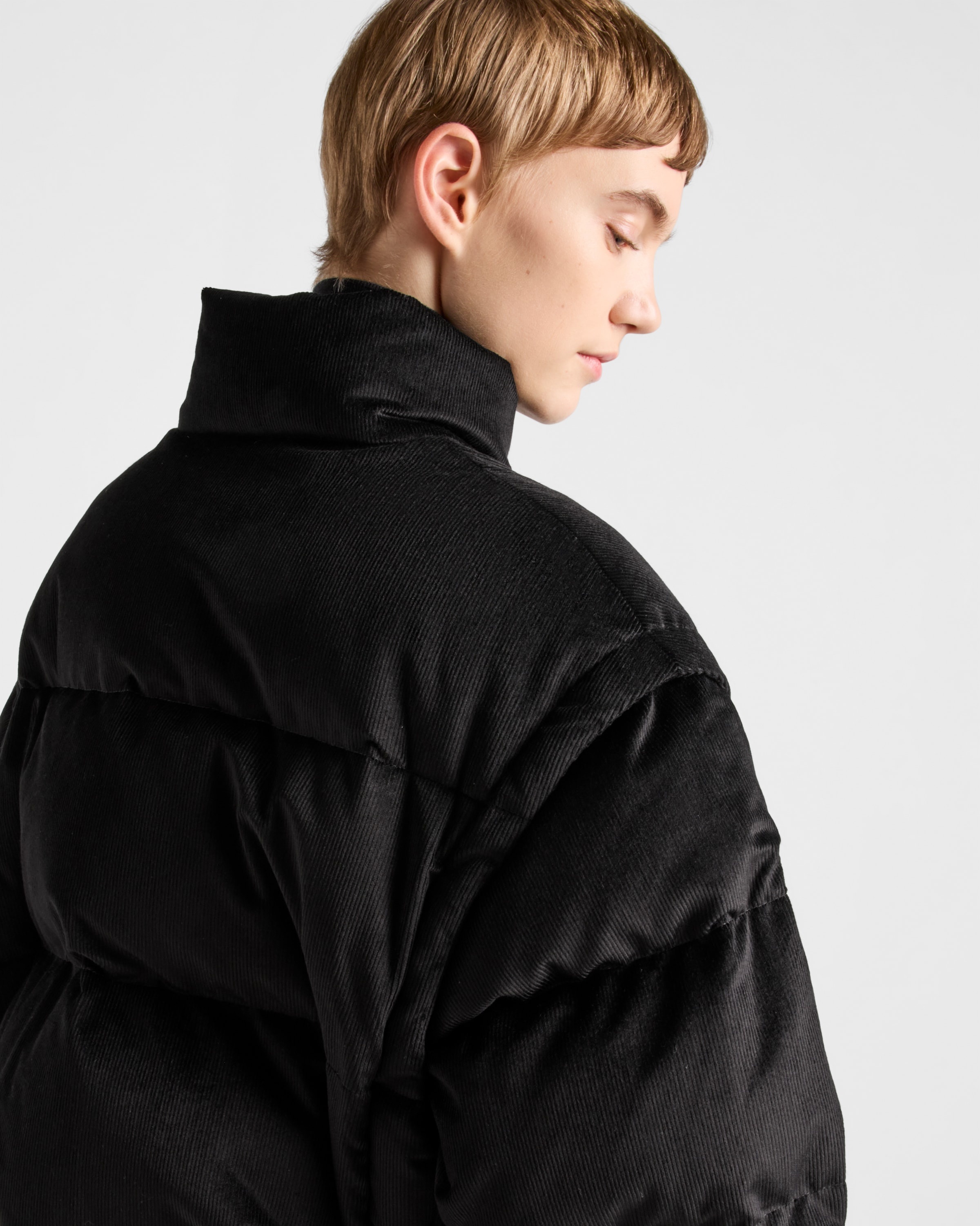 Corduroy down jacket - 3