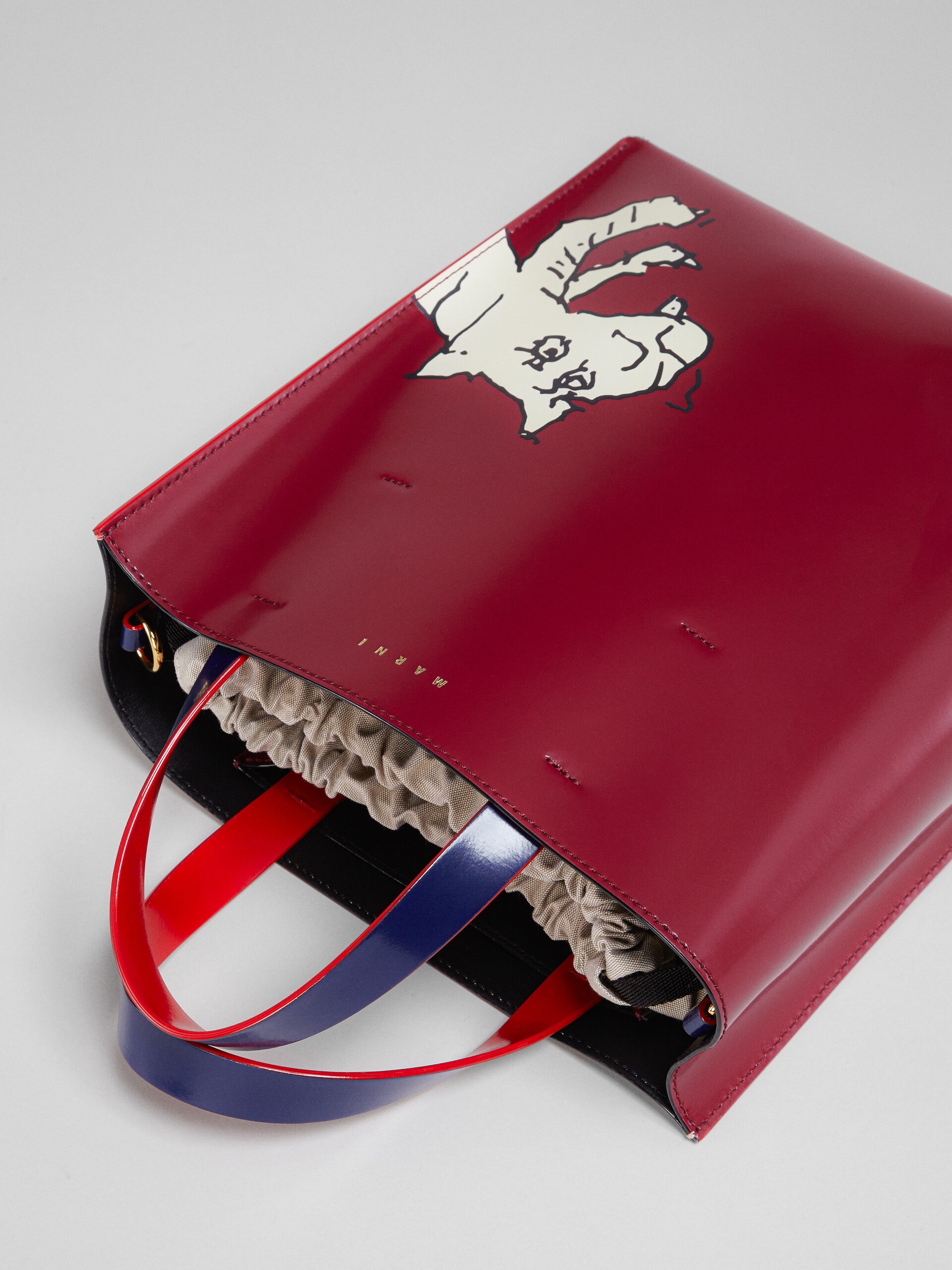 MUSEO SMALL BAG IN TIGER PRINT LEATHER - 5