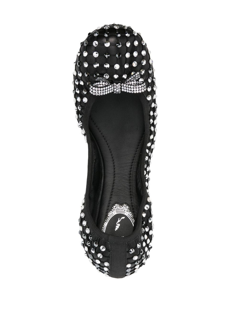crystal-embellished ballet flats 4