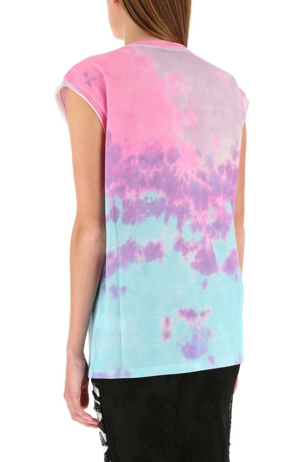 Printed cotton JLO oversize tank top - 5