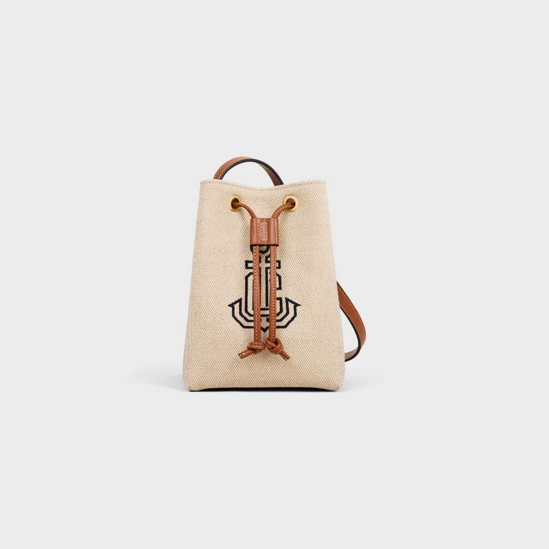 MICRO SAILOR IN Textile with Anchor Embroidery and Calfskin 1