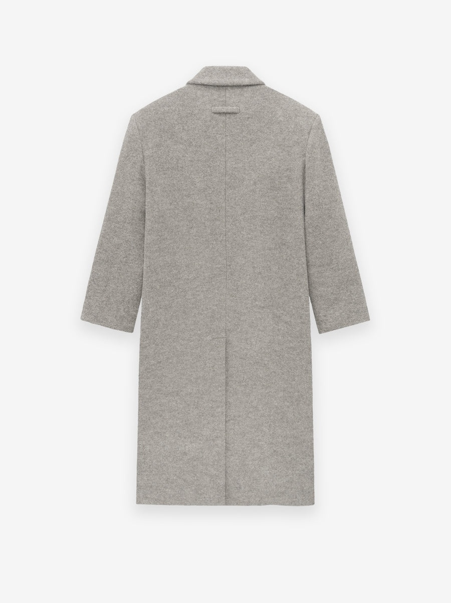 Boiled Wool Relaxed Overcoat - 4