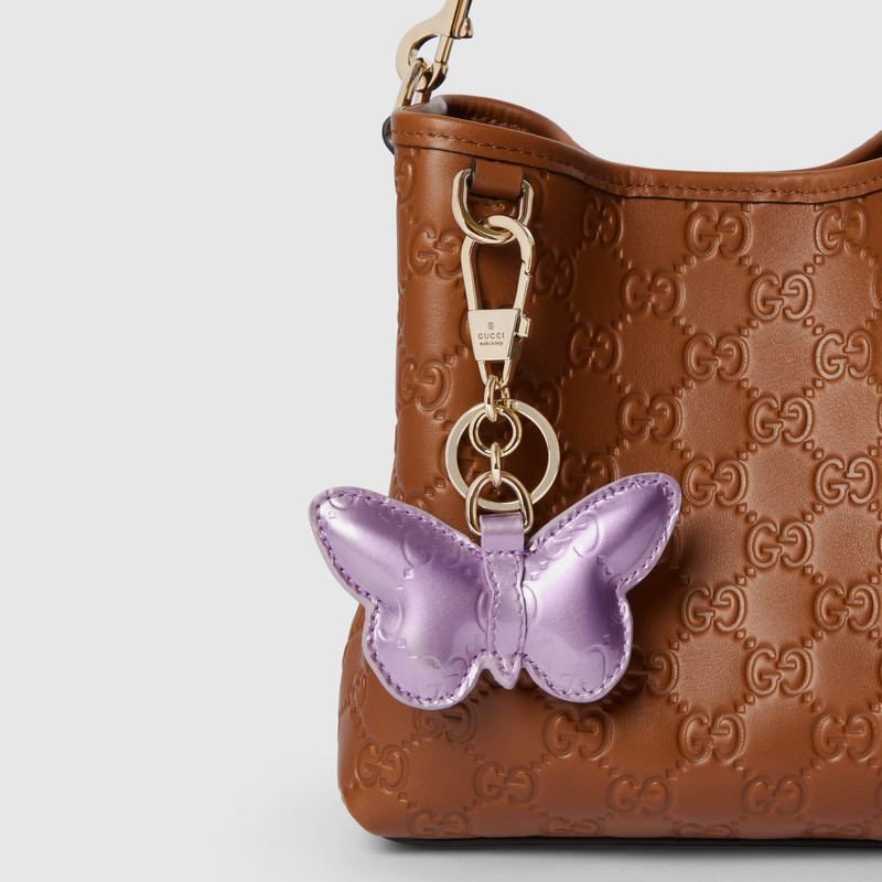GUCCI Butterfly-shaped keychain outlook