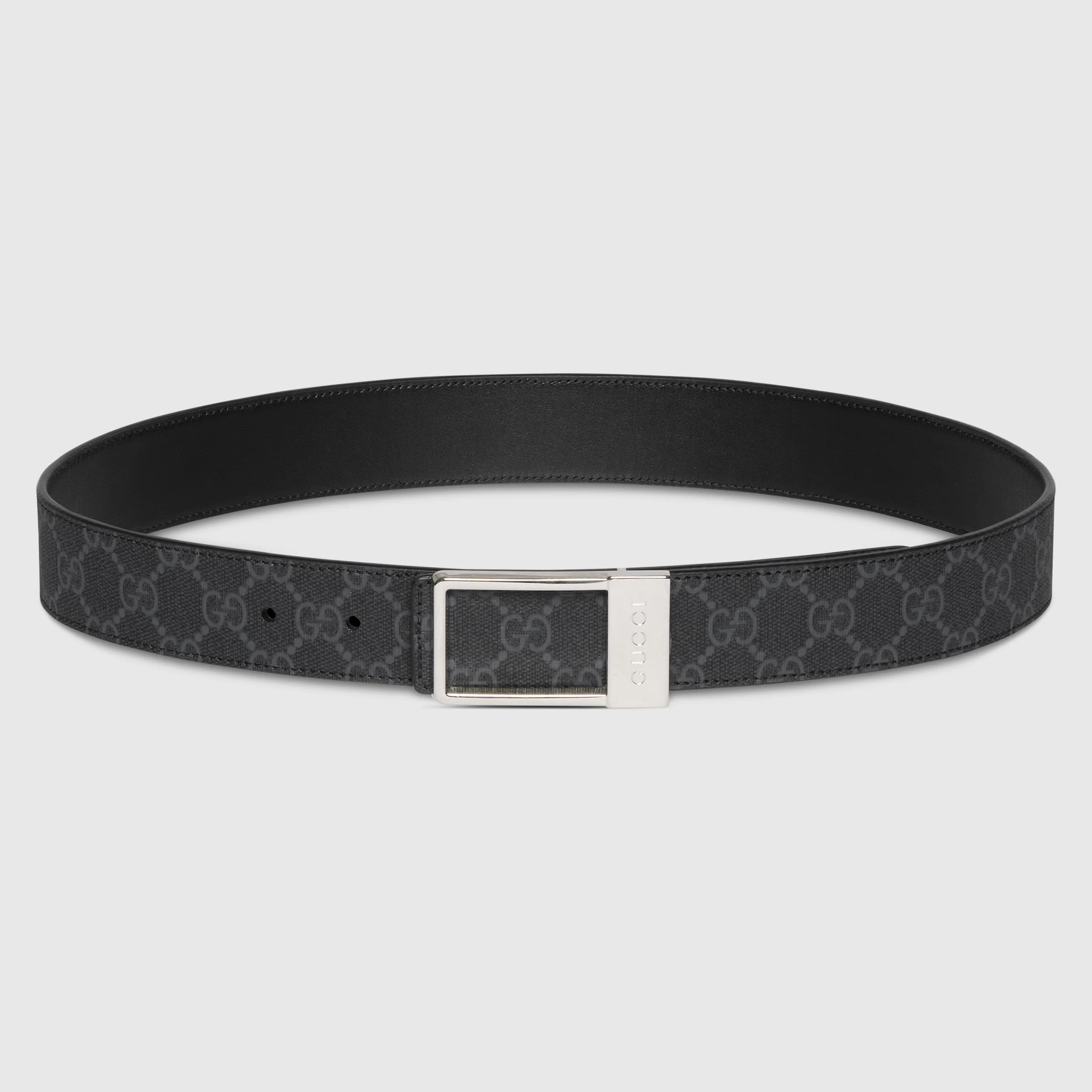 Reversible belt with rectangular buckle - 1