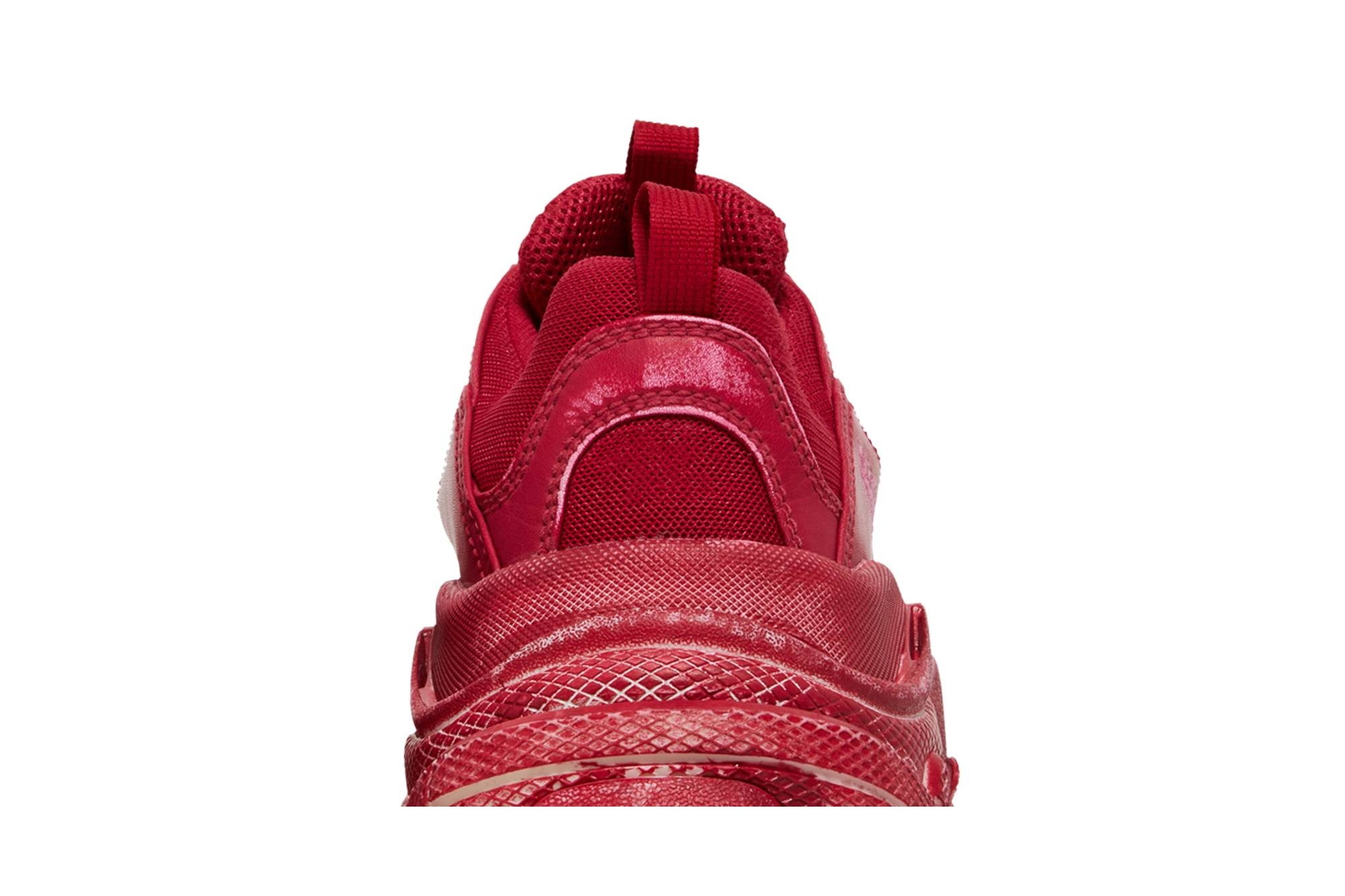 Balenciaga Wmns Triple S Sneaker 'Dark Red' - 7