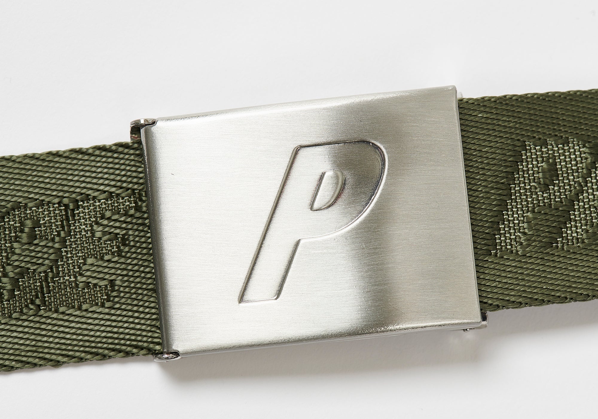 PALACE FONT SKATE BELT OLIVE - 3
