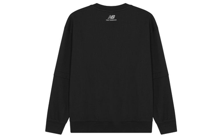 New Balance Casual Lifestyle Sweatshirt 'Black' AMT21369-BK - 2