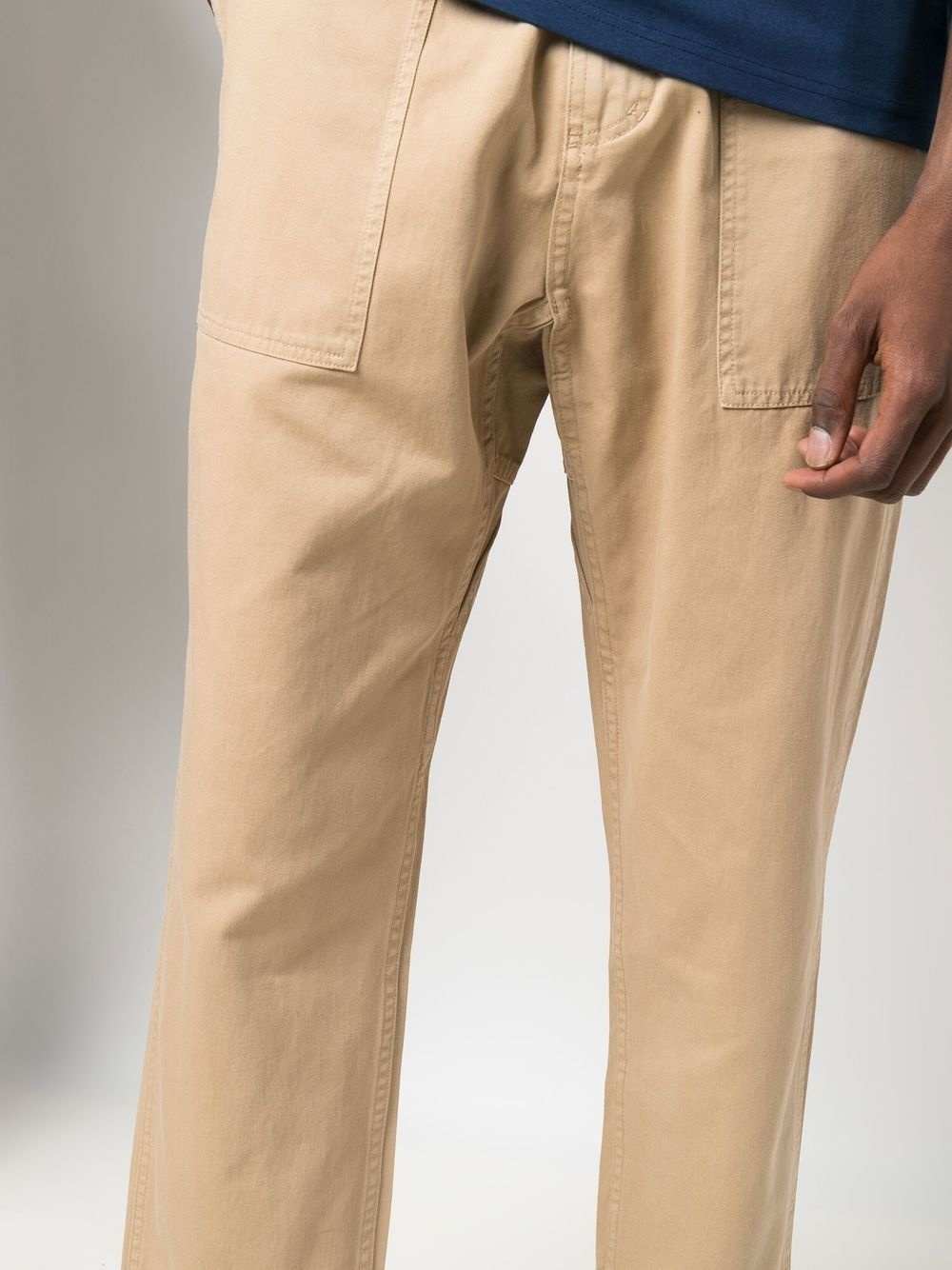 belted-waist cropped trousers - 5