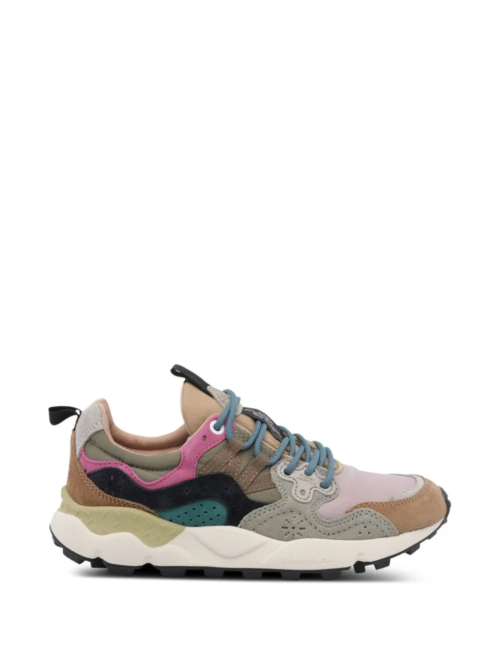 Yamano 3 suede-panelled low-top sneakers - 1