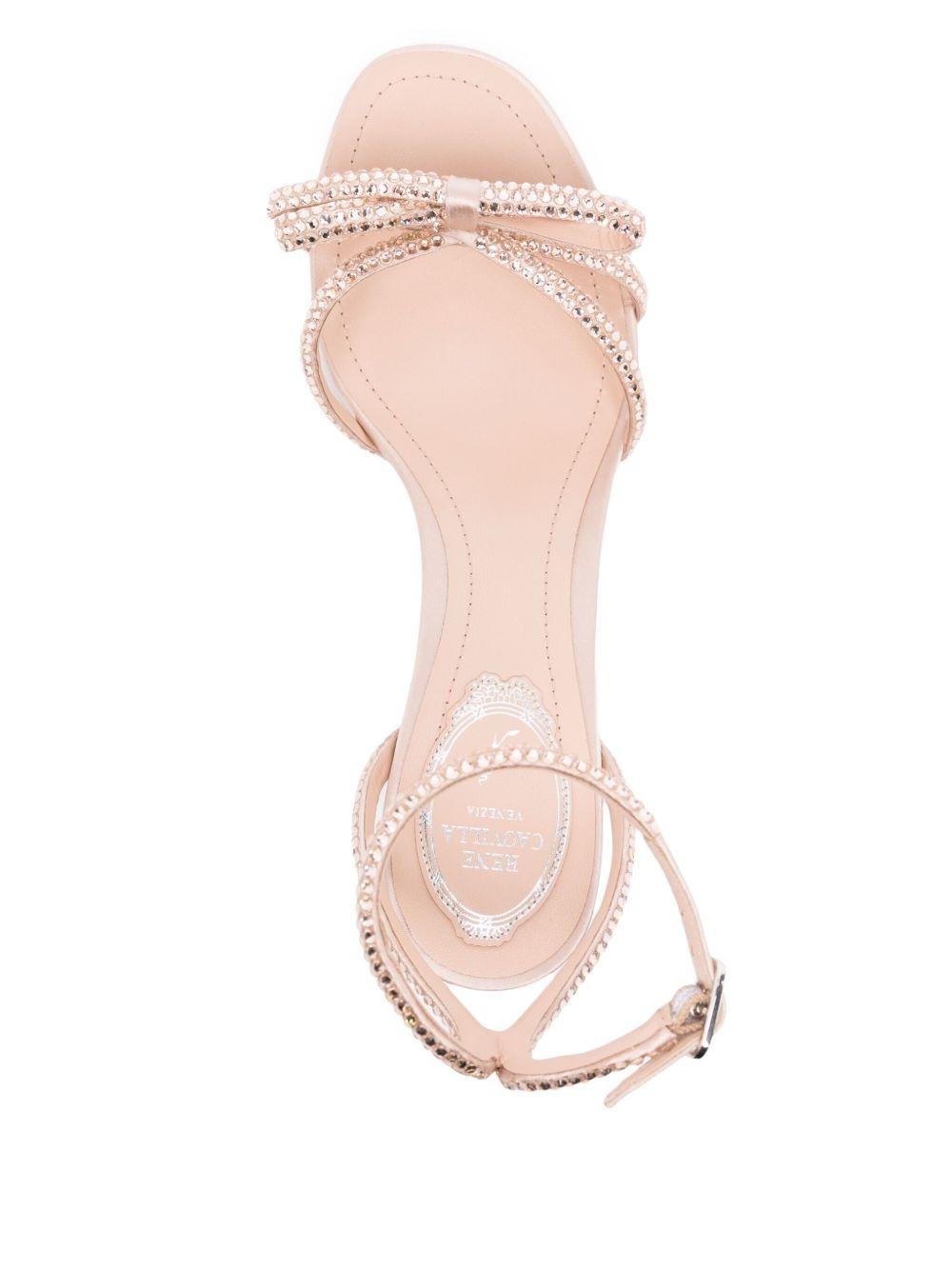 crystal embellishment sandals - 4