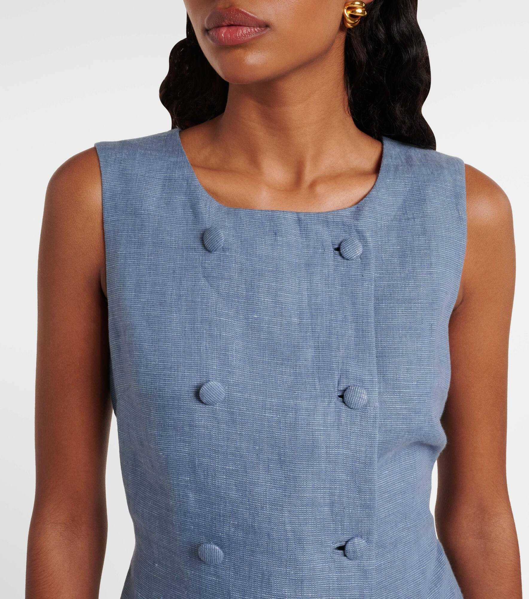 Thea linen vest - 4