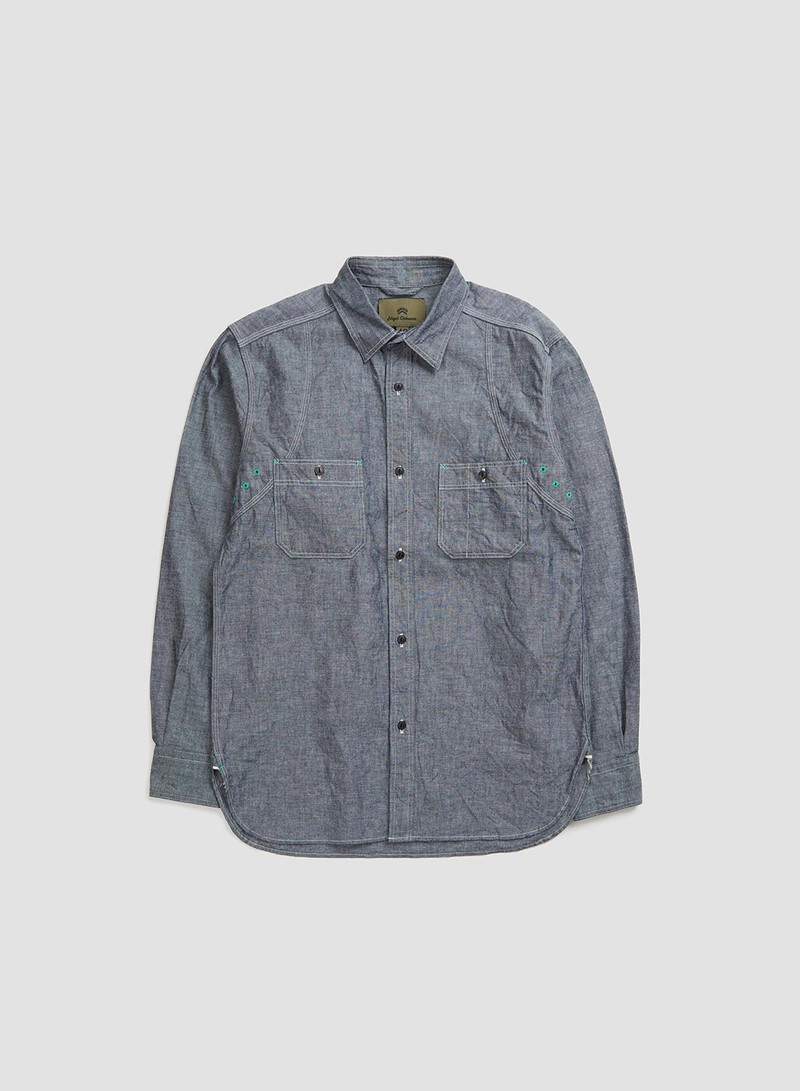 New Medical Shirt in Indigo 1
