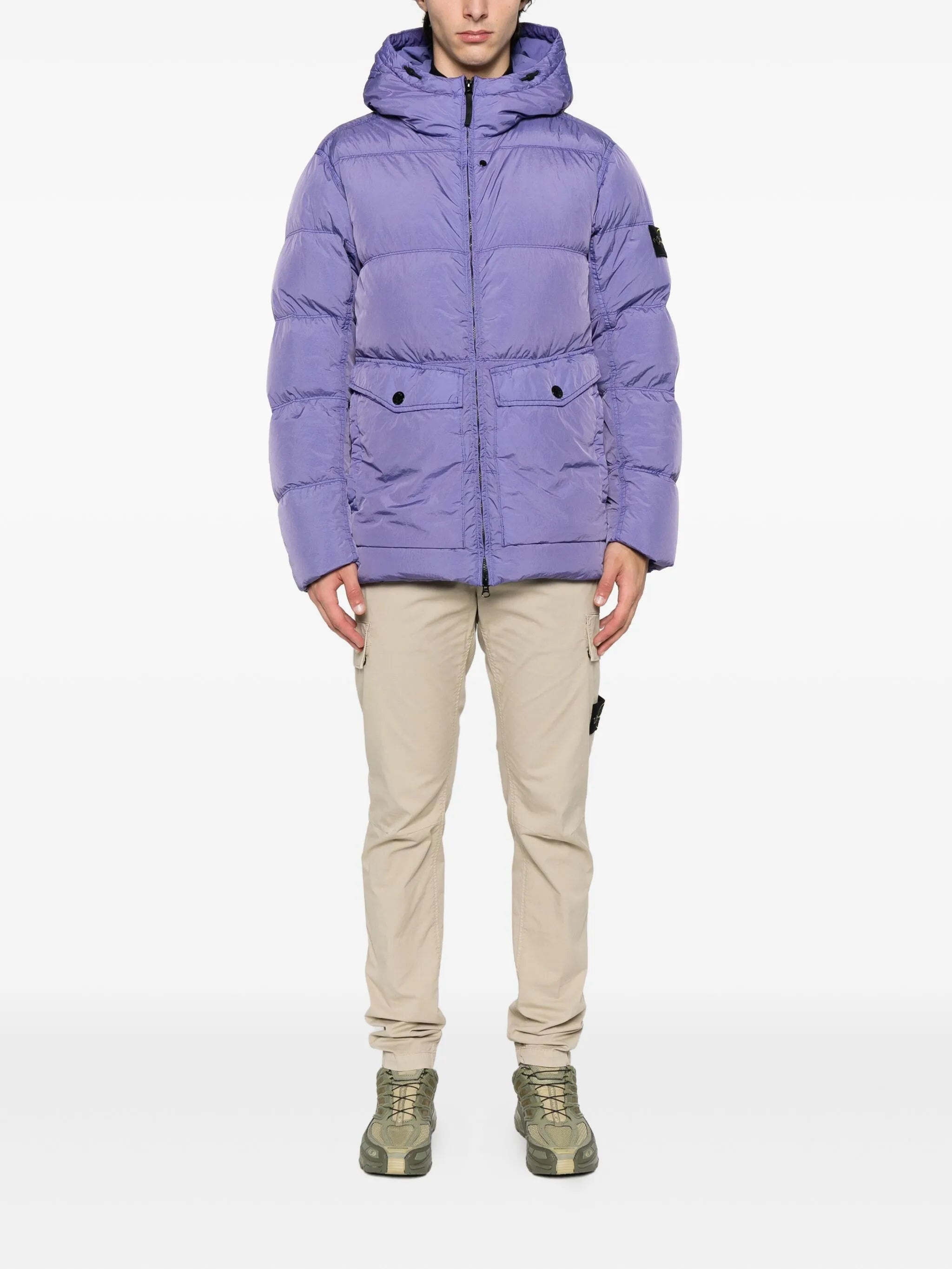 Stone Island Hooded Quilted Jacket - 3