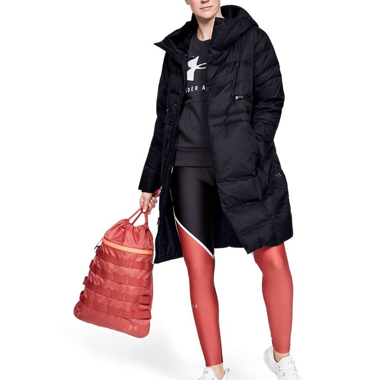 (WMNS) Under Armour Down Parka Jacket 'Black' 1342791-001 - 5