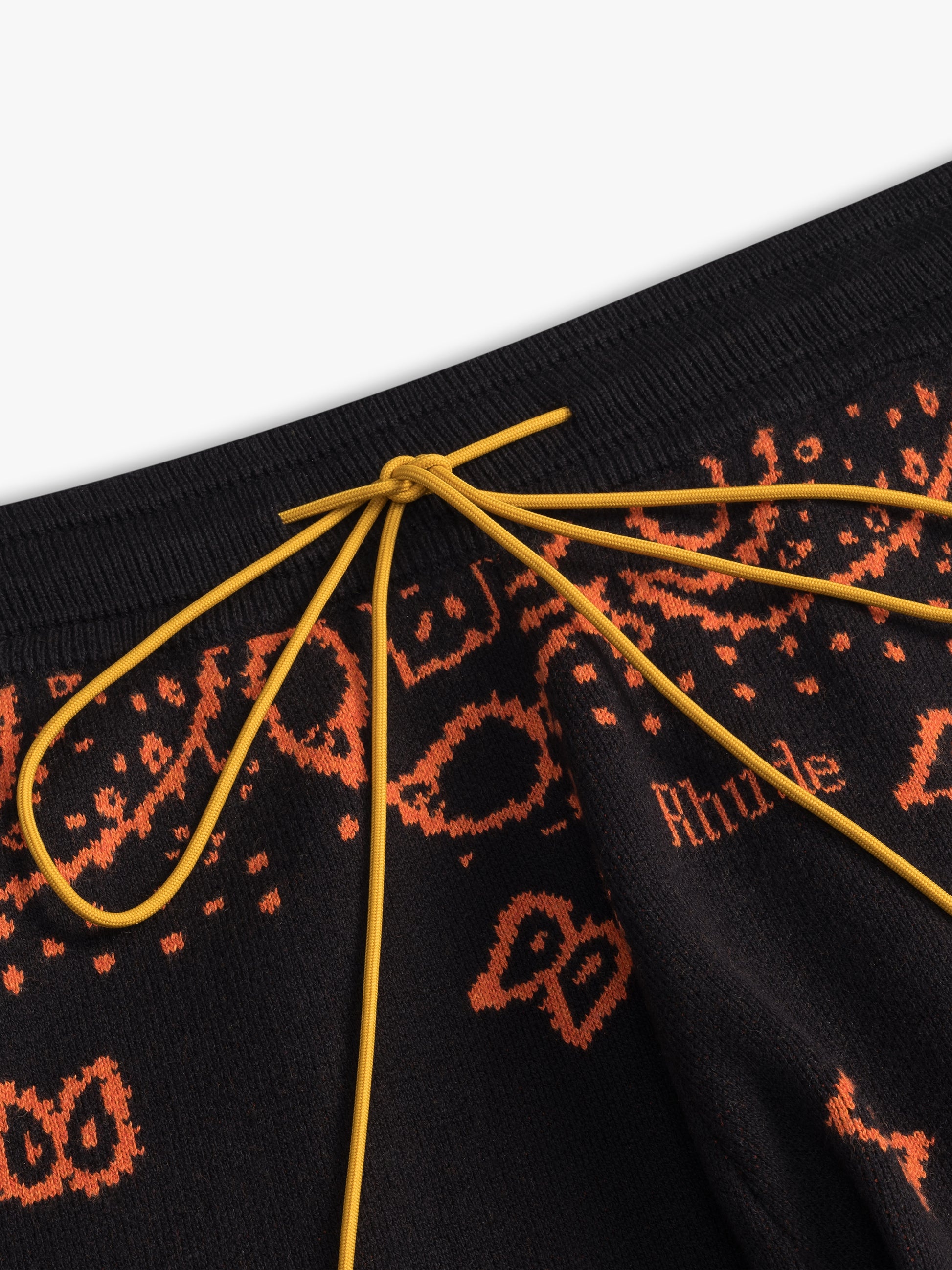 KNIT BANDANA SHORTS - 3