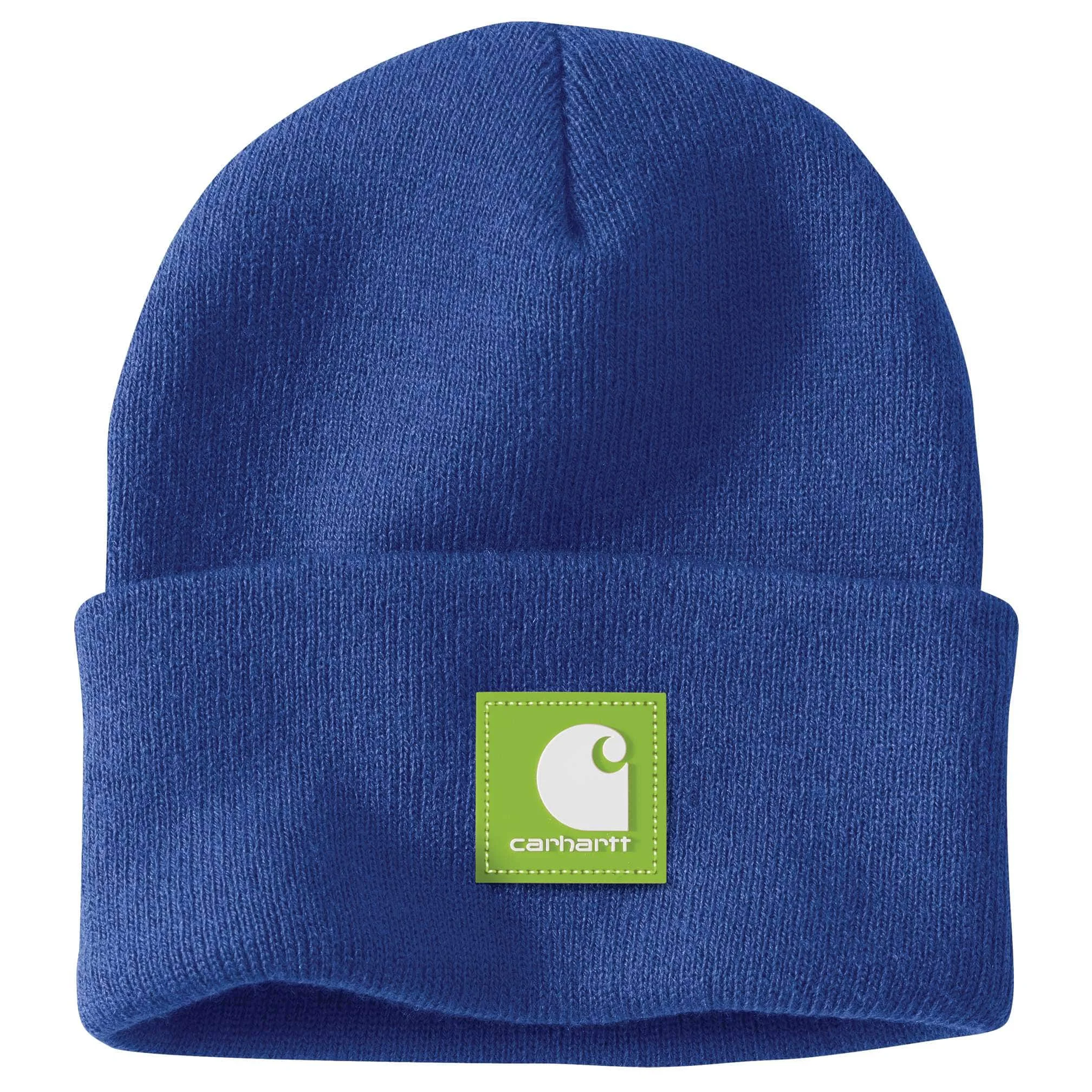 Knit Rubber Patch Beanie - 1