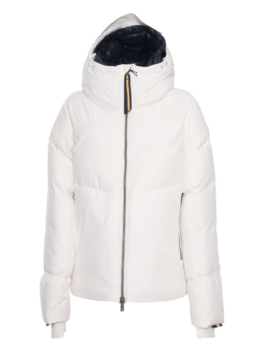 hooded quilted coat - 1