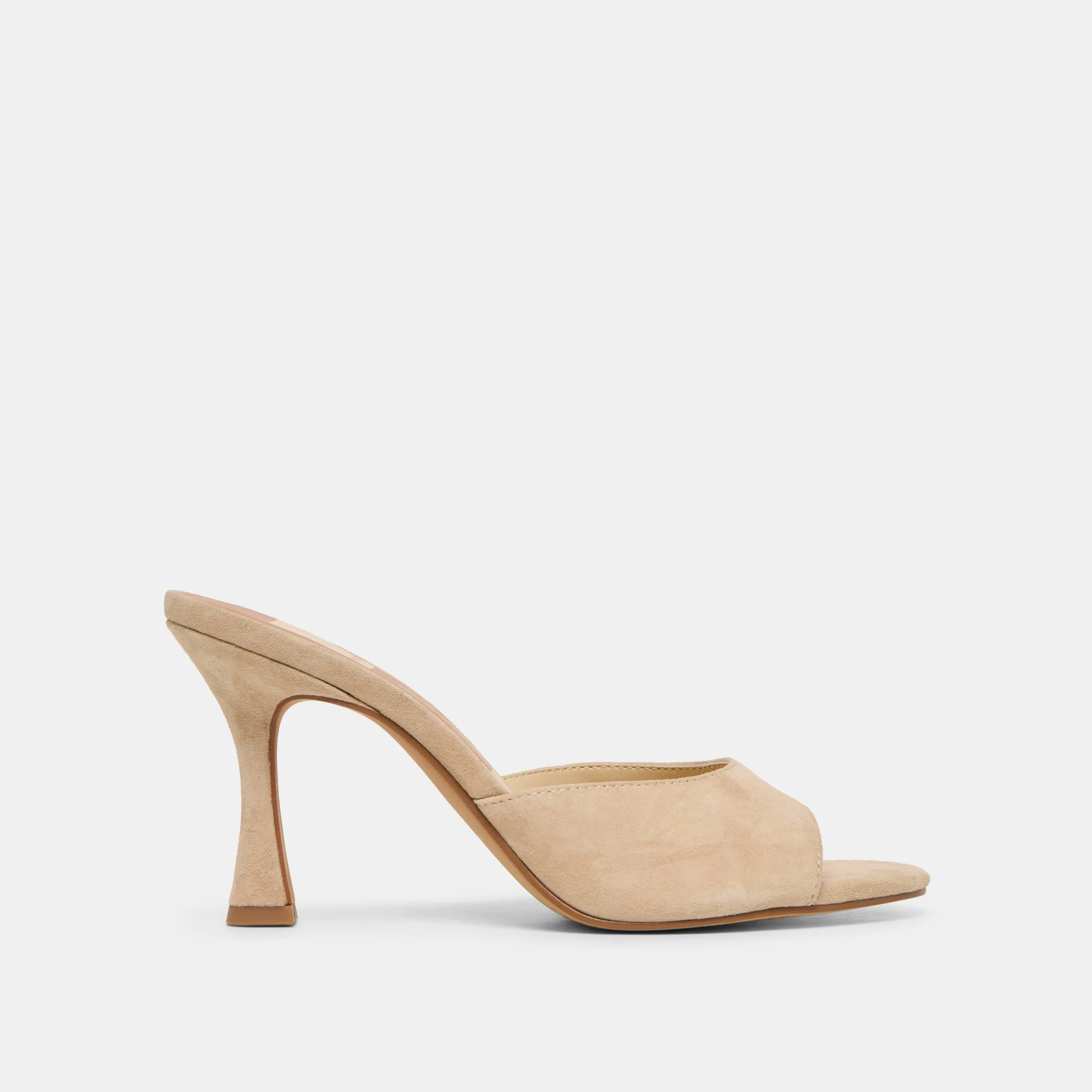 ROSHA HEELS CAMEL SUEDE - 1
