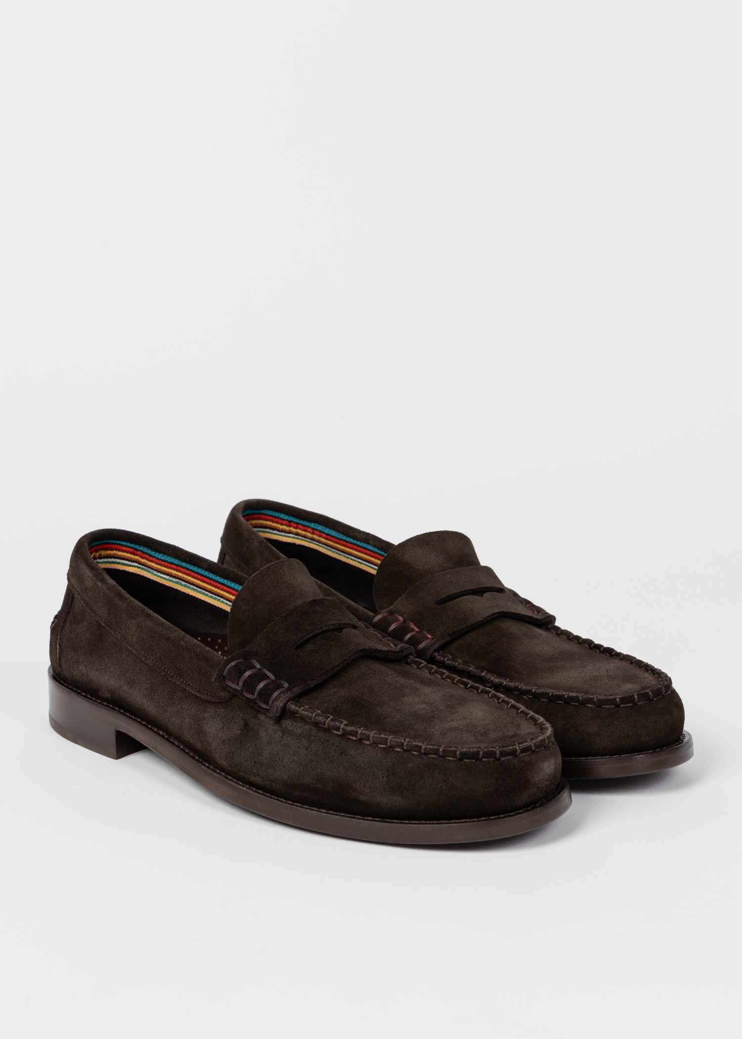 Brown Suede 'Lido' Loafers - 2