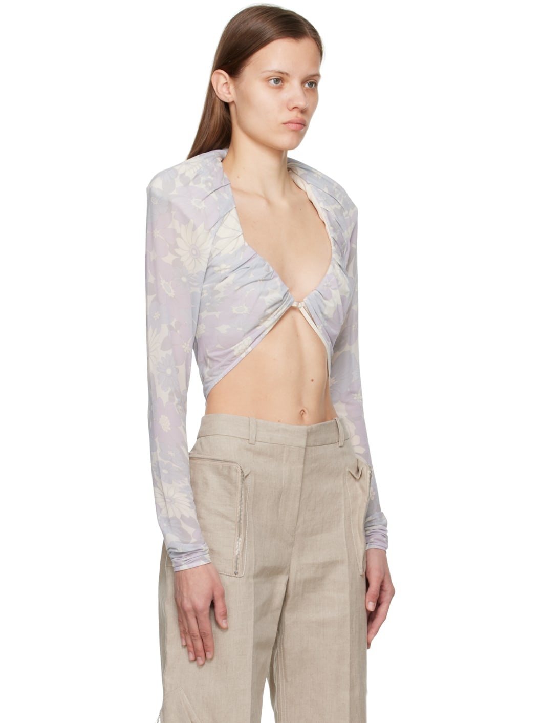 Purple Le Papier 'Le Haut Goccia' Blouse - 2