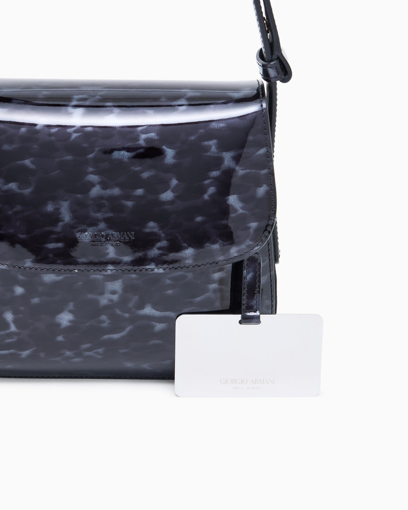 LA PRIMA BAG IN TORTOISESHELL PATENT LEATHER 6