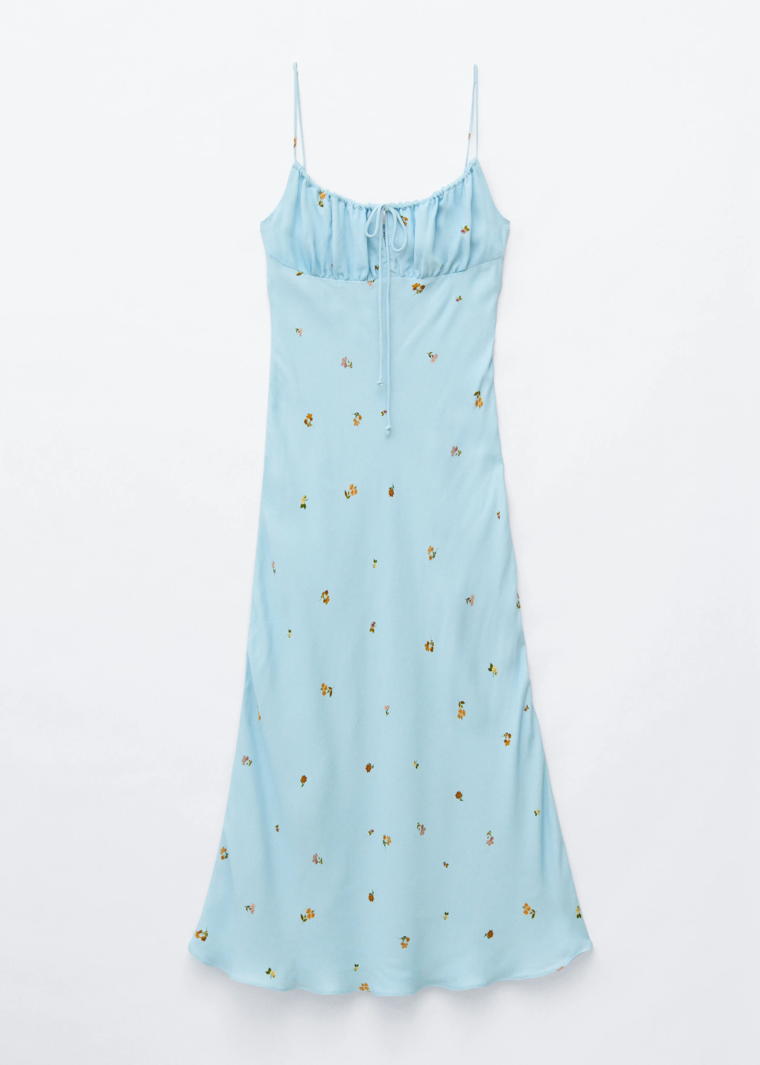 Drawstring Midi Dress - 1