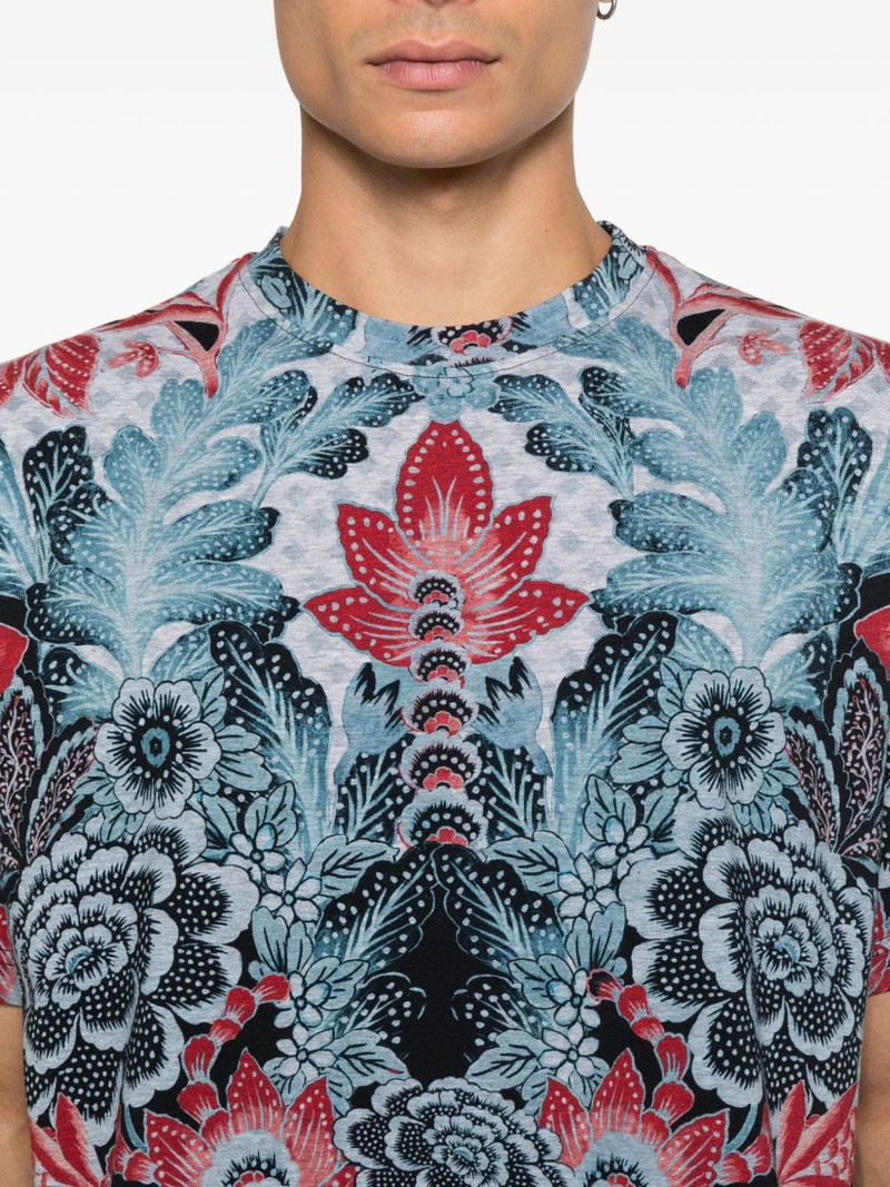 floral-print T-shirt 5