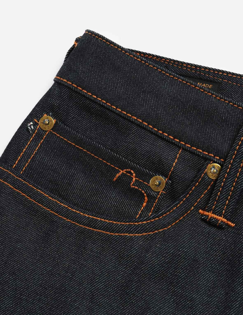 BROCADE SEAGULL AND KAMON APPLIQUÉ DENIM SHORTS 7