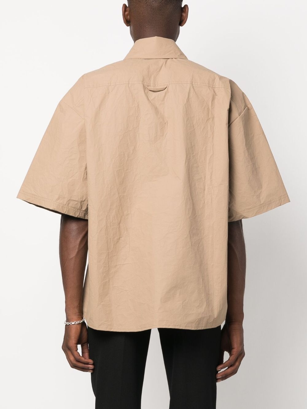 Star logo-print oversize shirt - 4