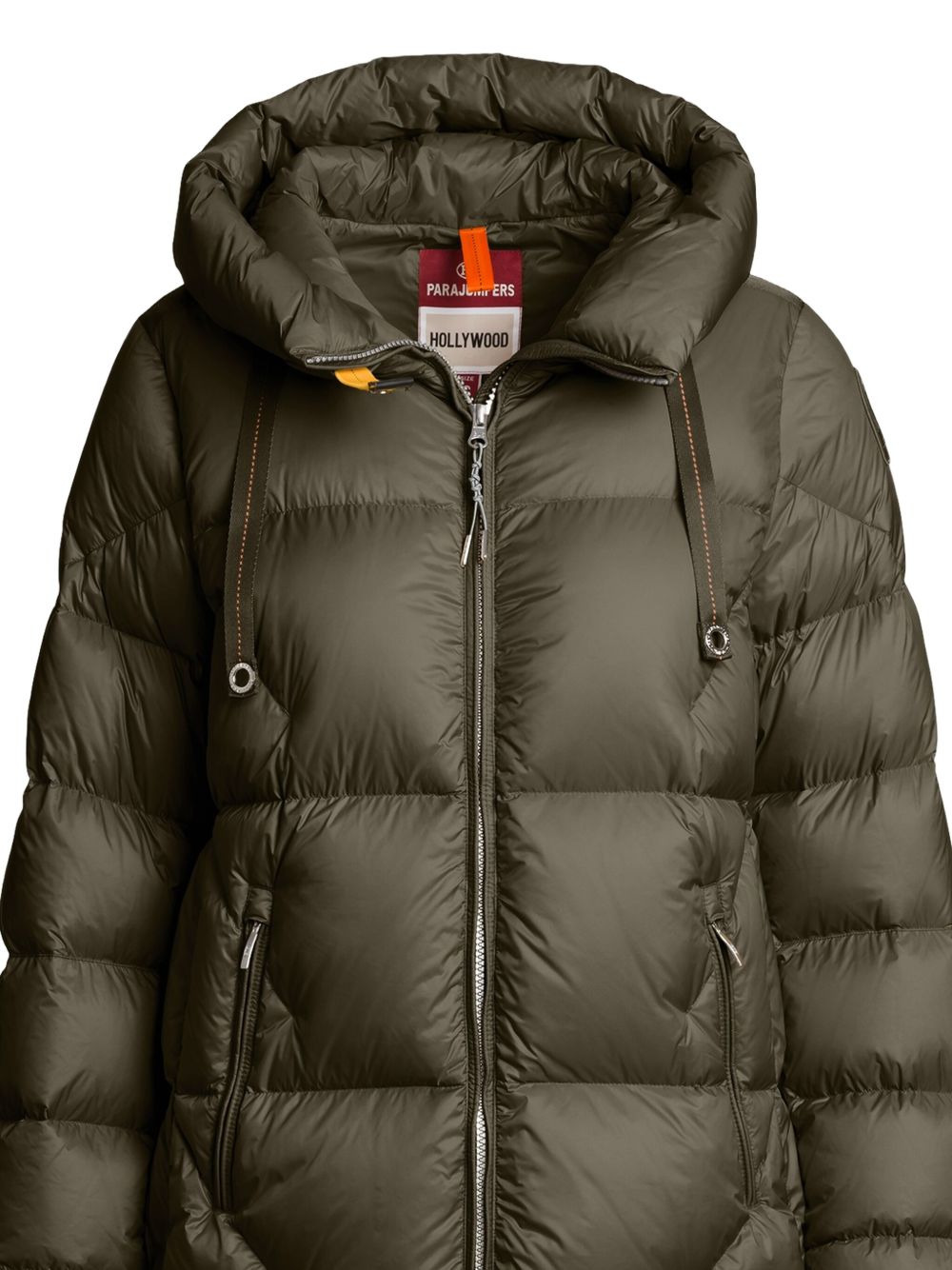 hooded quilted coat - 3