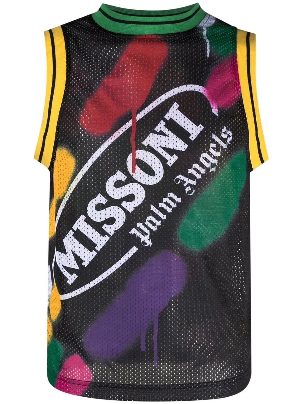 x Missoni Sport logo spray print tank - 1