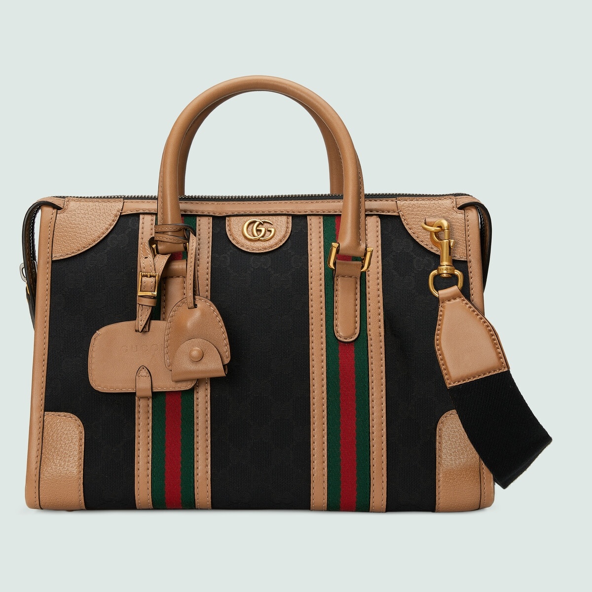 Medium canvas top handle bag - 1