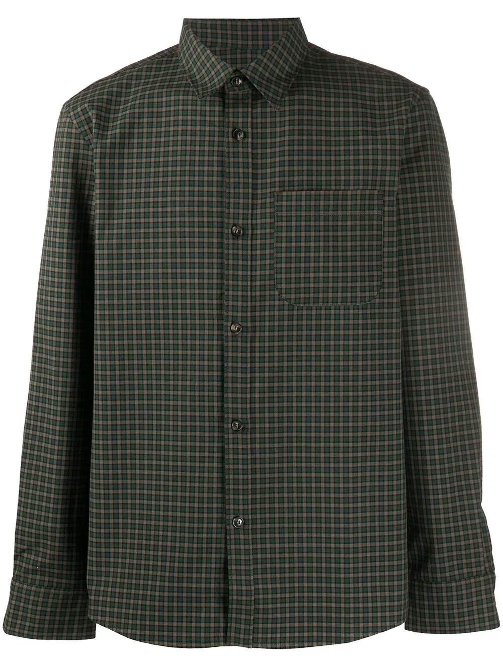 checked shirt - 1