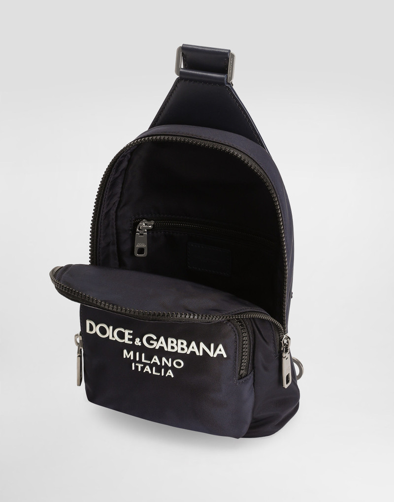 Nylon crossbody backpack 5
