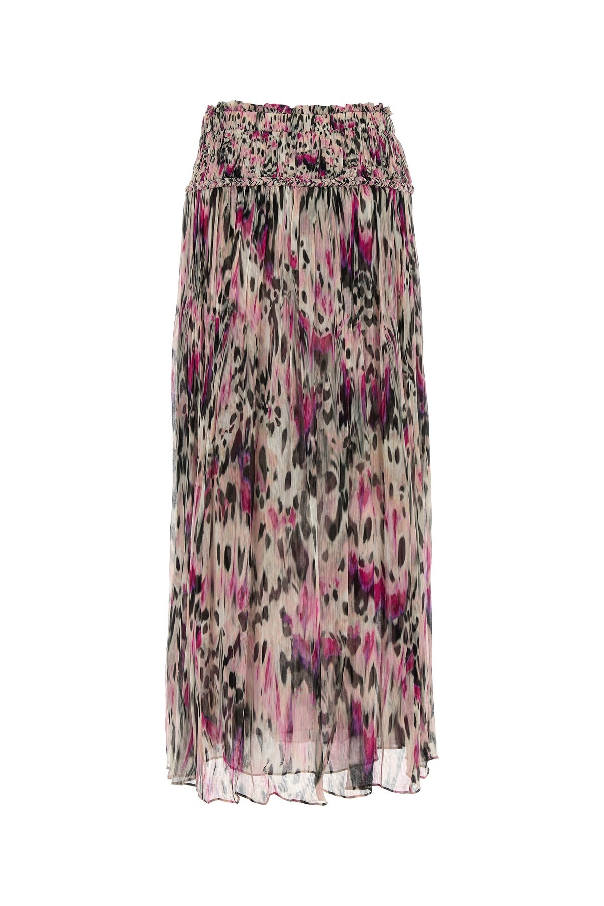 Printed silk Rolande skirt - 2