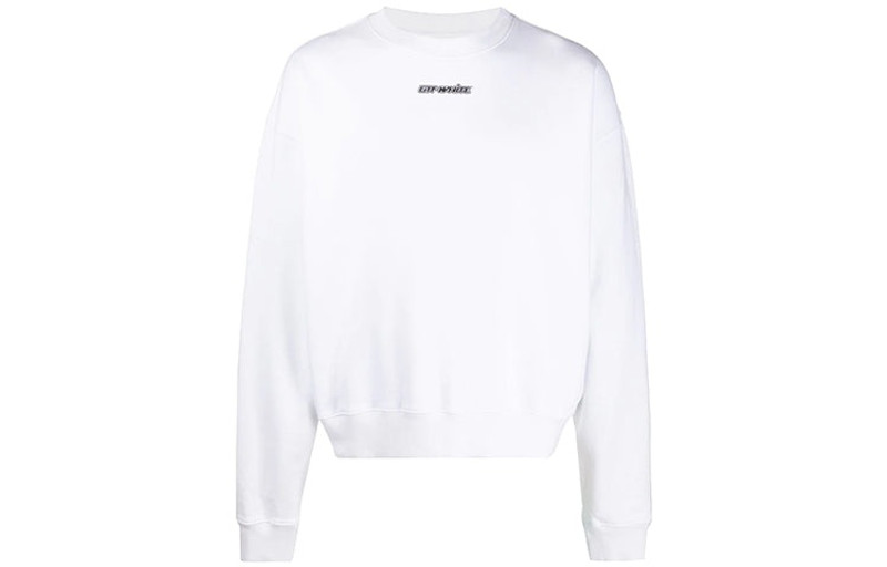 Off-White Off-White FW20 Marker Arrows Loose Sweater Men White OMBA035E20FLE0020145 outlook