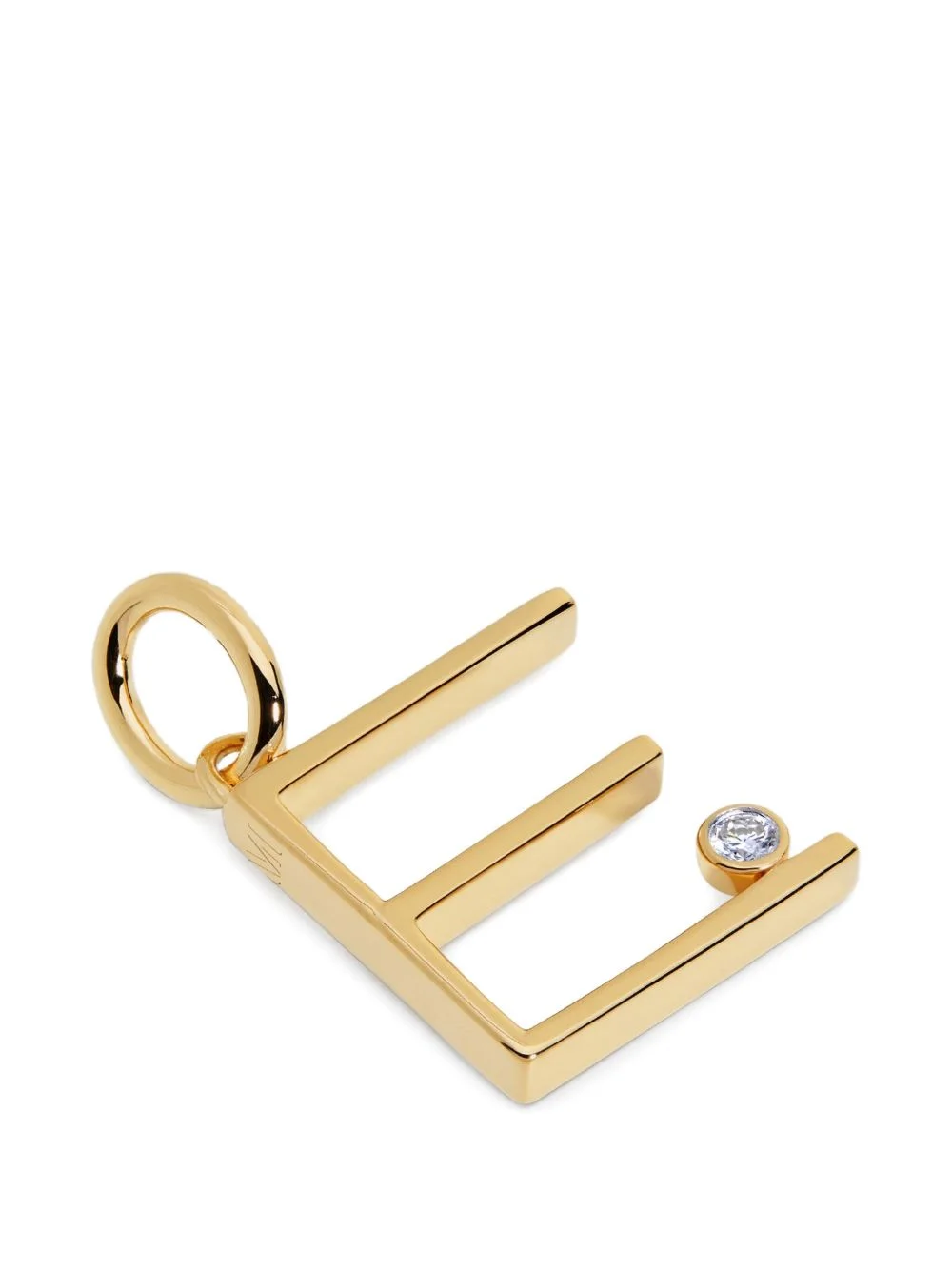 Solitaire diamond pendant - 1