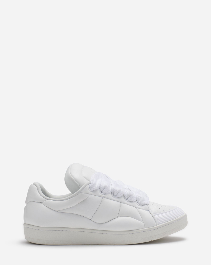 LEATHER CURB XL SNEAKERS - 1
