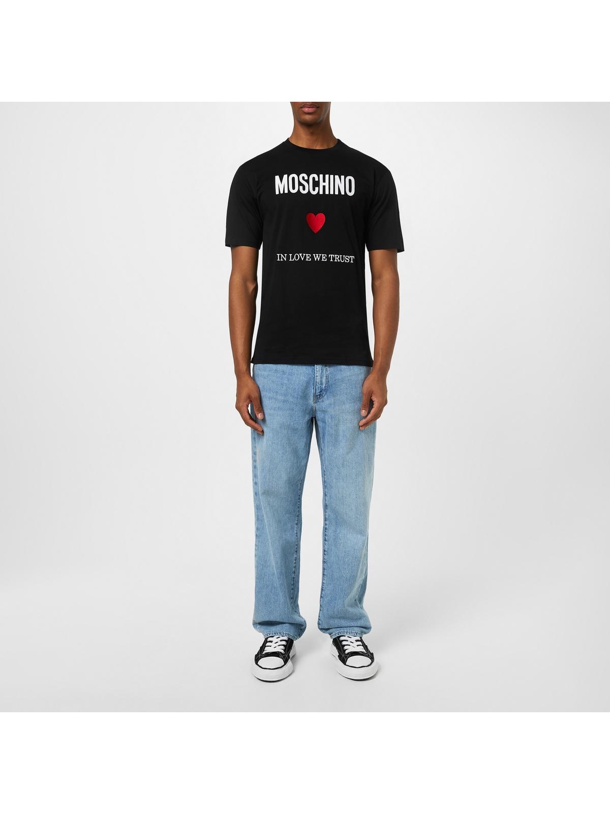 【送料&関税込】Moschino in Love We Trust T-shirt Moschino In Love We Trust T-shirt | italist