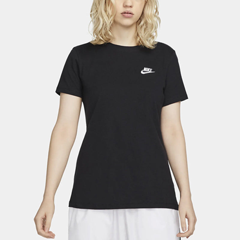 (WMNS) Nike Sportswear Club T-shirt 'Balck' DN2393-010 - 3