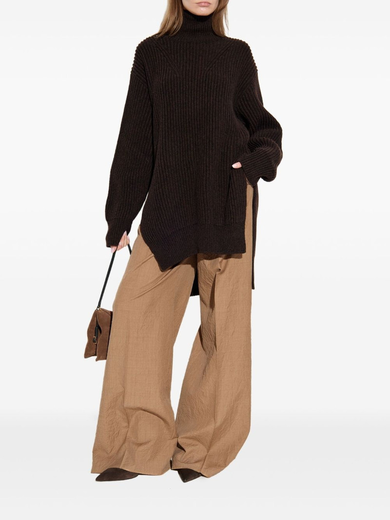 Jil Sander ribbed turtleneck sweater outlook