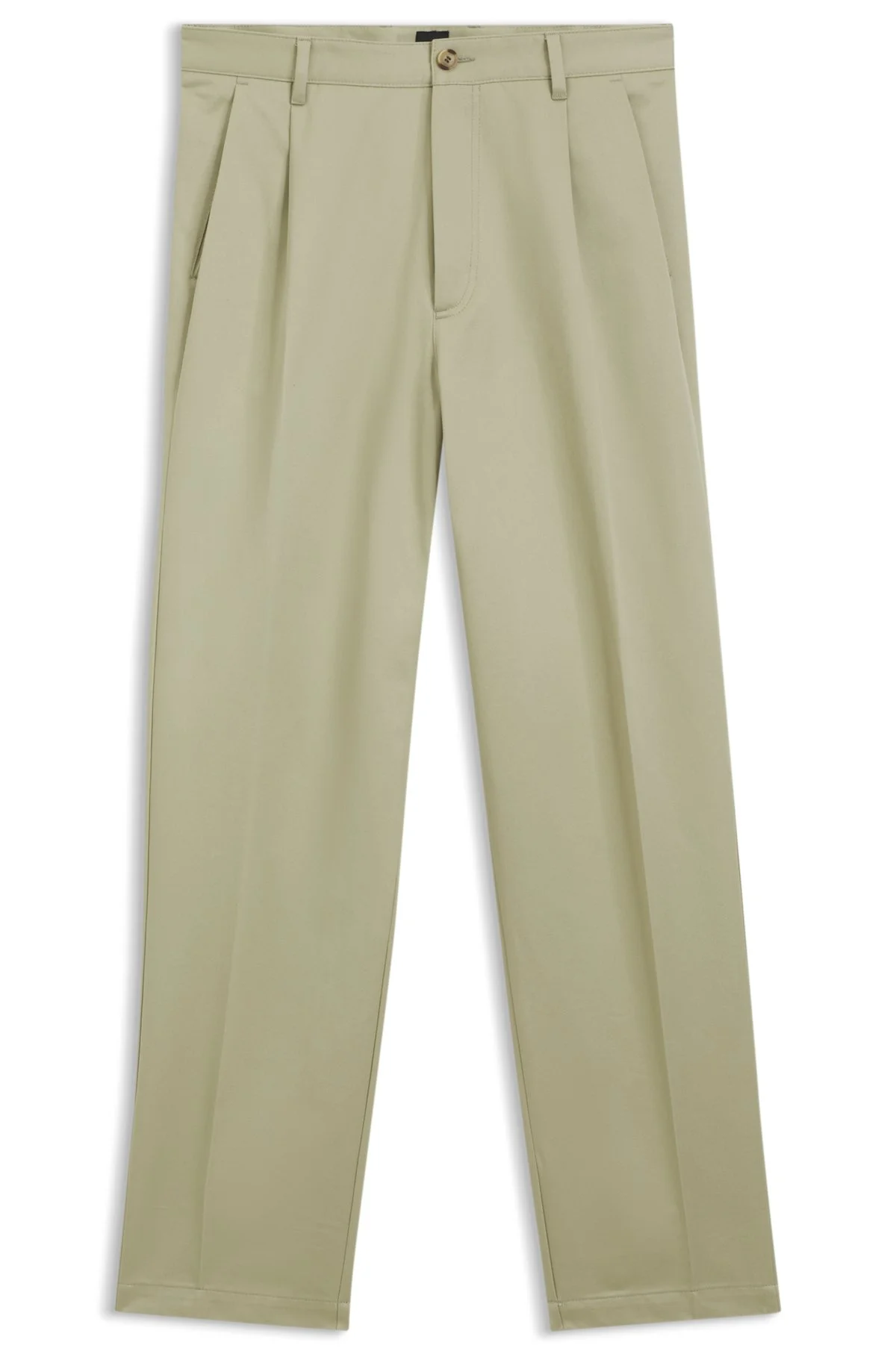RELAXED-FIT PANTS IN COTTON TWILL - 1