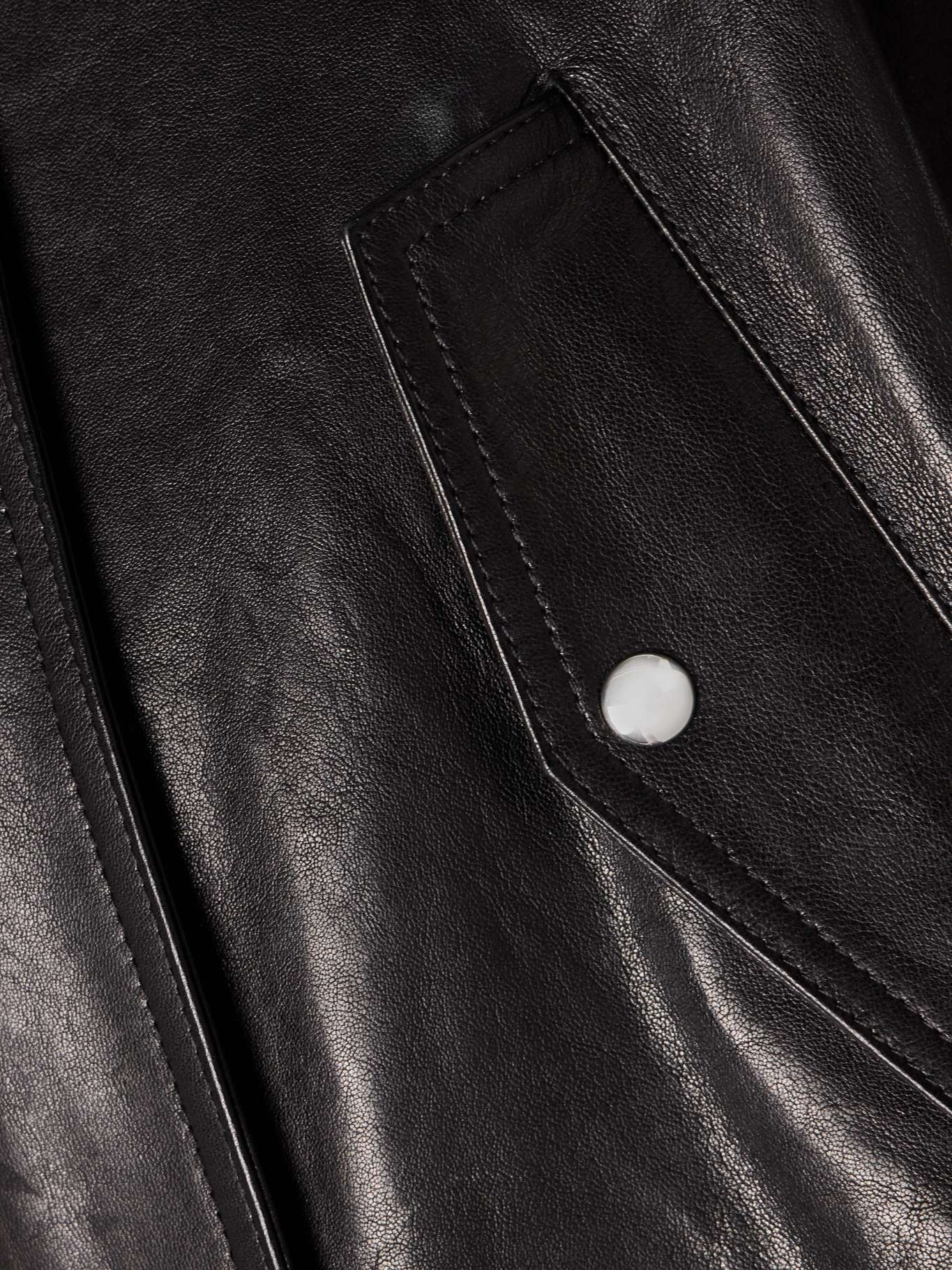 Kember cropped leather bomber jacket - 4