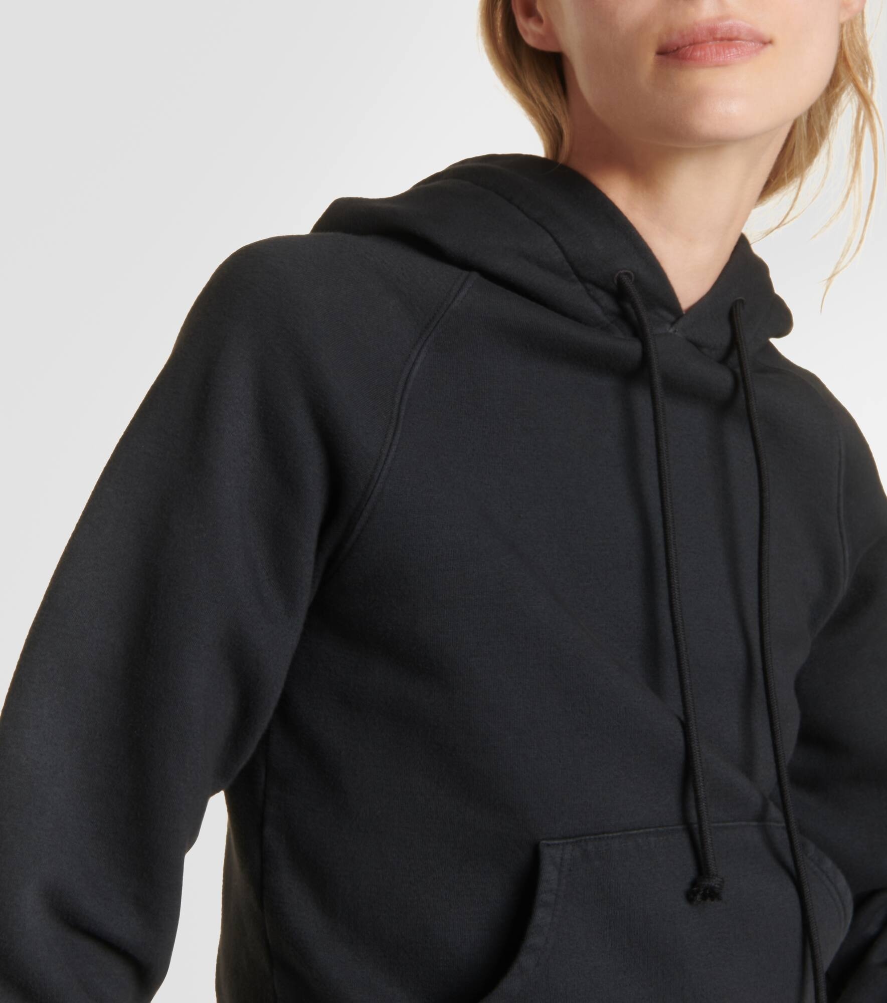 Timmi cropped cotton-blend jersey hoodie - 4