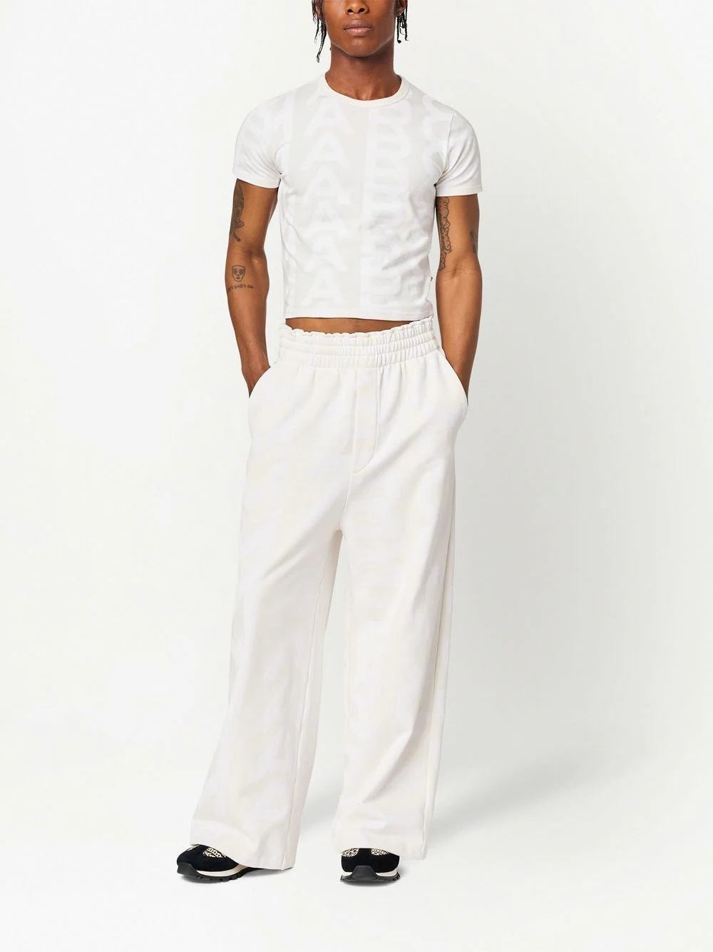 The Monogram wide-leg track pants - 3
