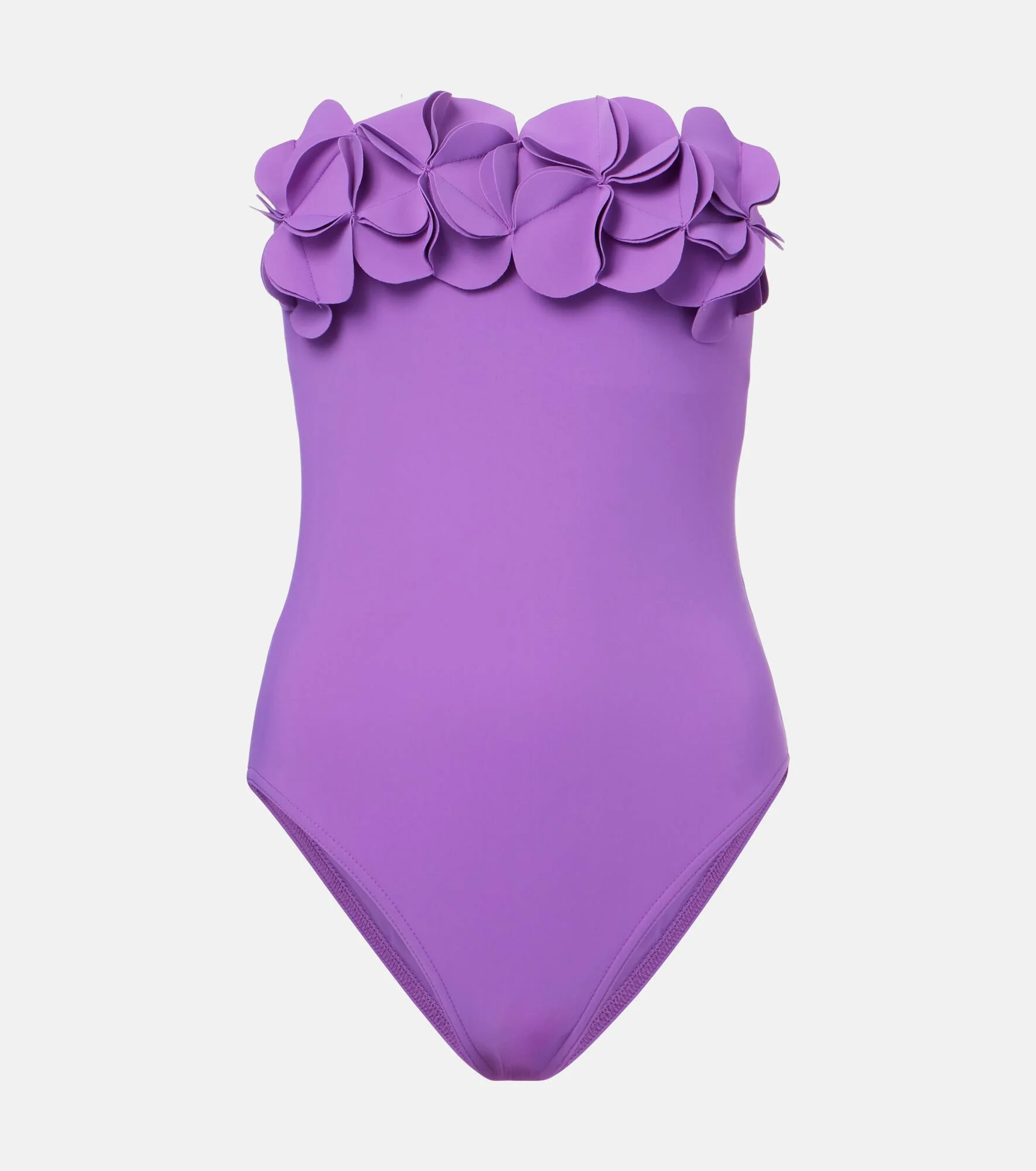Tess floral-appliqué swimsuit - 1