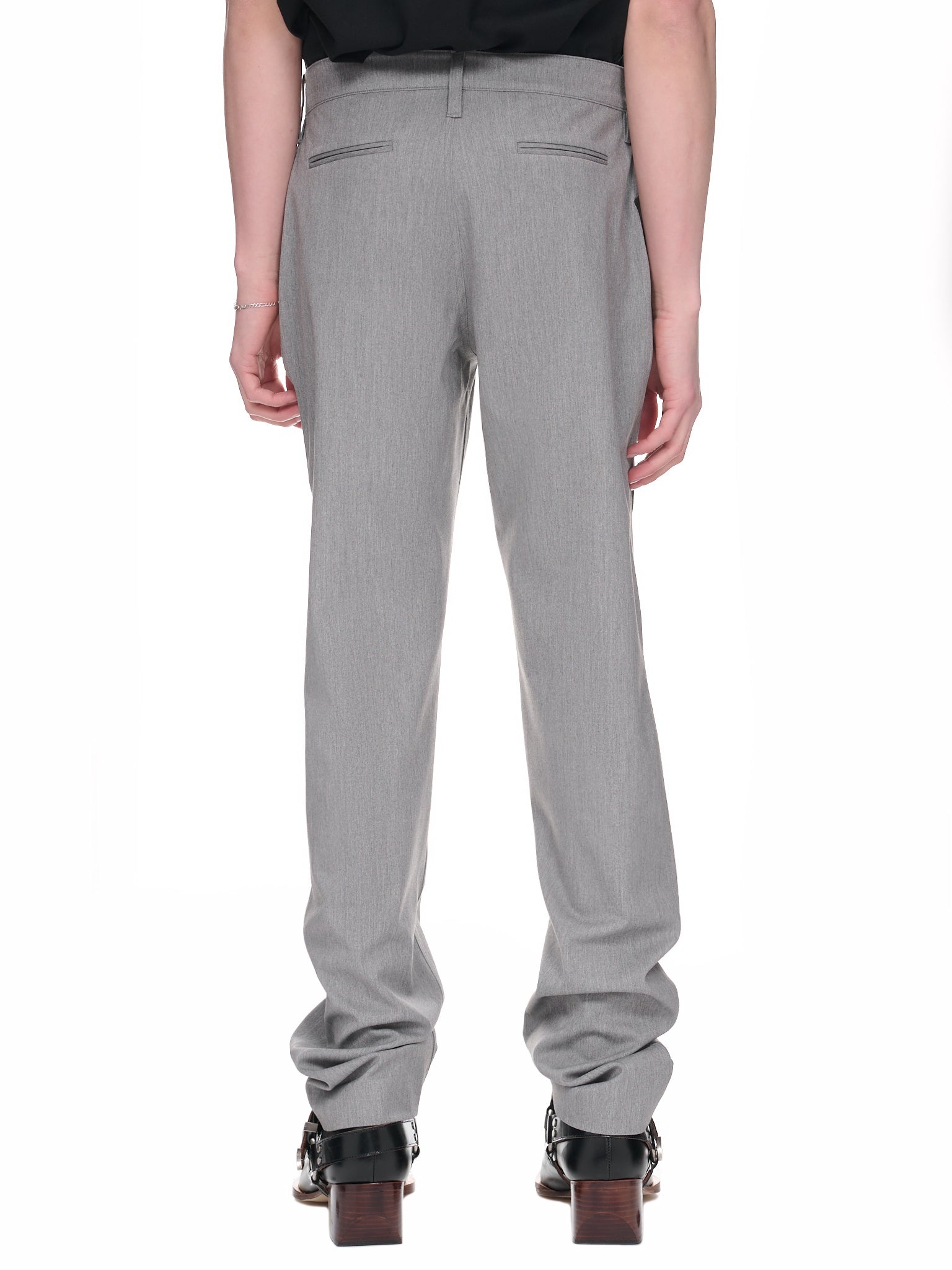 Pleated Wool Pants - 3